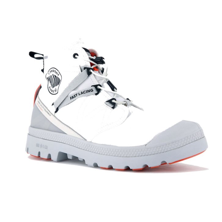 Bottes Palladium Pampa Travel Lite+ Imperméables Femme Blanche | FR MND396C